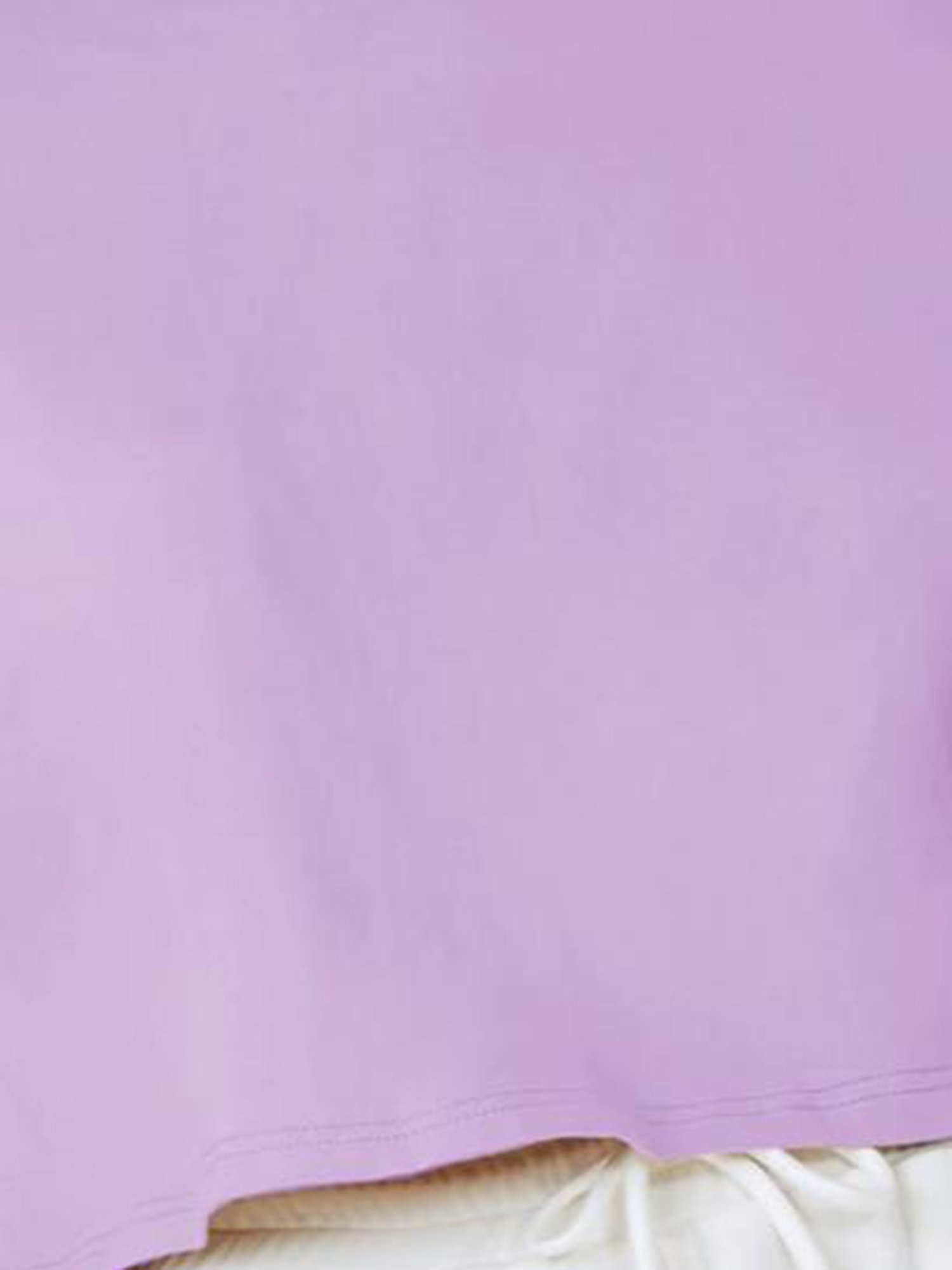 Kotty Lavender Relaxed Fit Oversized T-Shirt