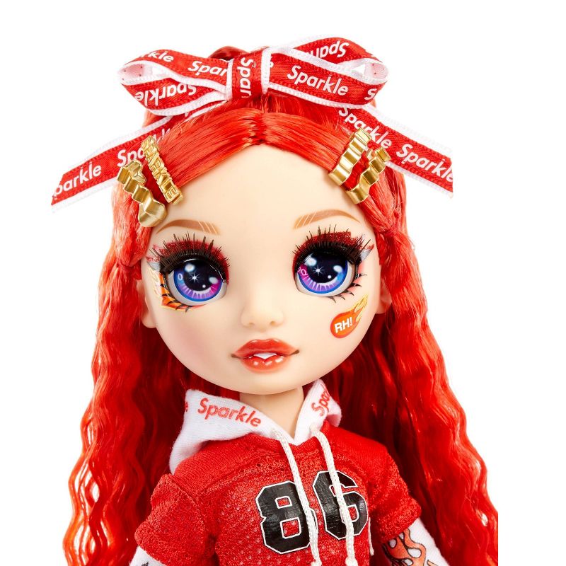 Rainbow High Cheer Ruby Anderson - Red Fashion Doll with Cheerleader Outfit and Doll Accessories