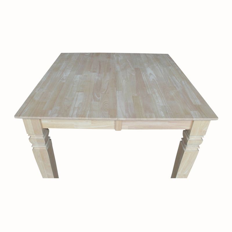 Java Butterfly Drop Leaf Extendable Dining Table - Unfinished - International Concepts
