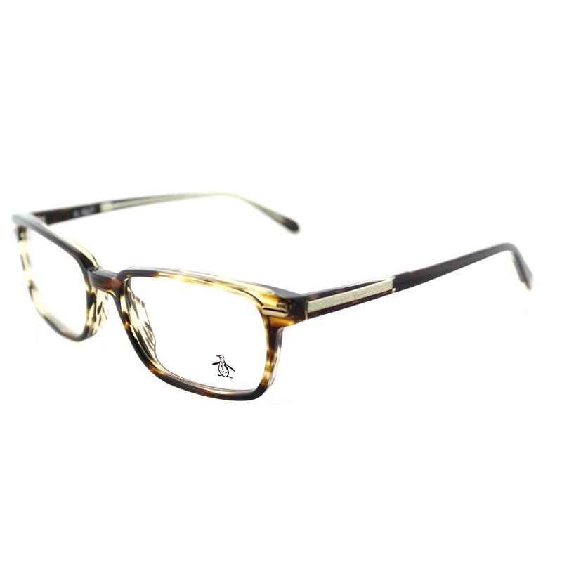 Original Penguin The Baker TO Unisex Rectangle Eyeglasses Tortoise 53mm