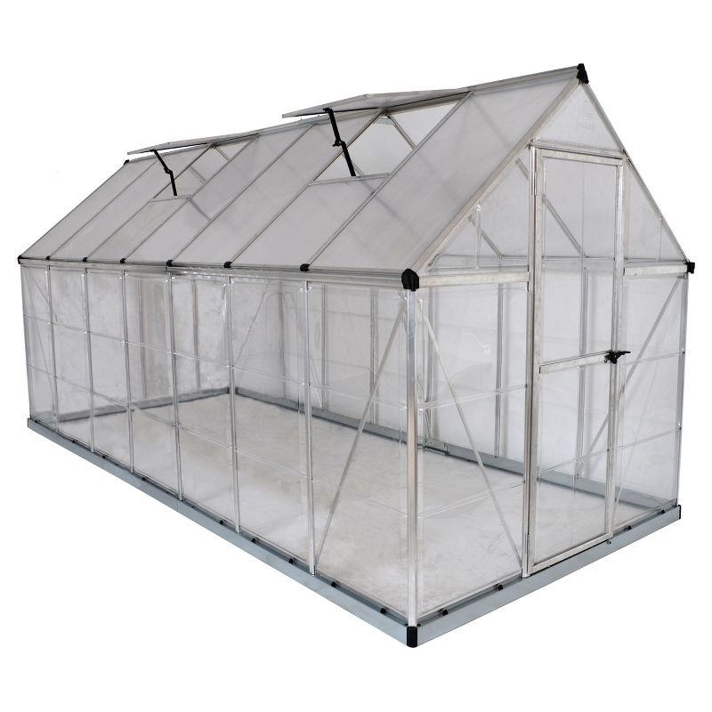 6' x 8' x 7' Nature Greenhouse Forest Green - Palram
