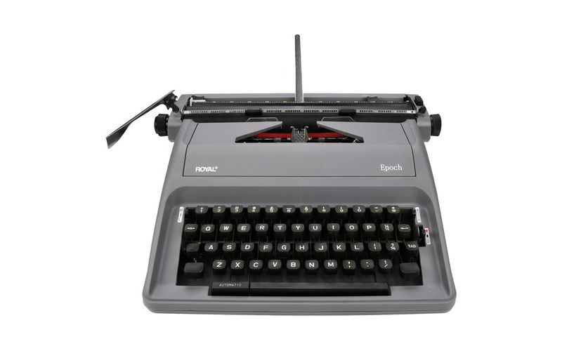 Royal Epoch 79103Y Manual Typewriter - 11.60" Print Width - Tab Position, Line Spacing