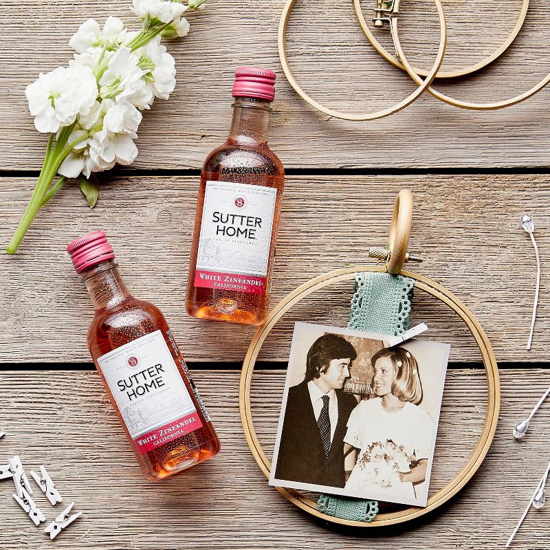 Sutter Home White Zinfandel Wine - 4pk/187ml Bottles