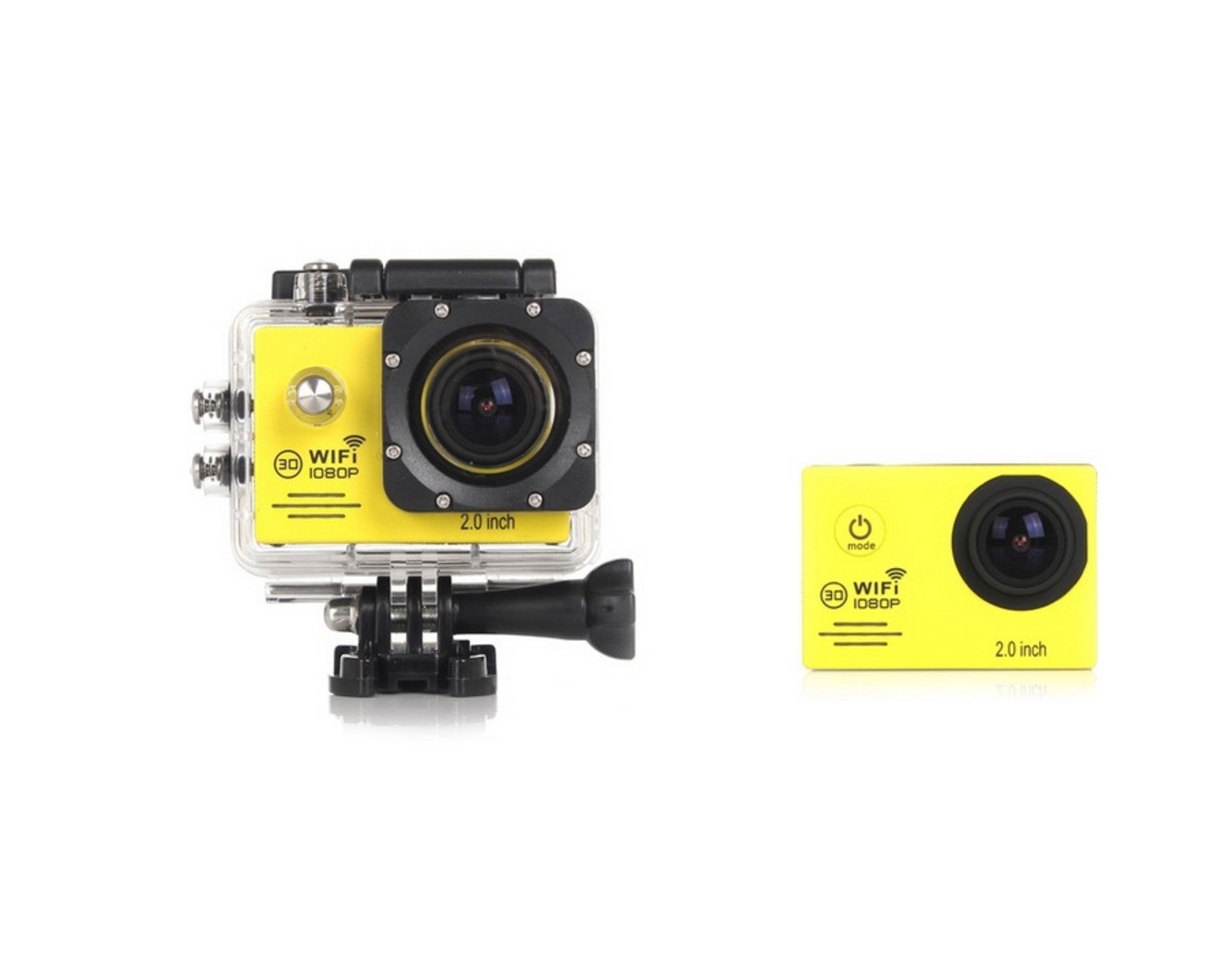 SJ7000 Sports Waterproof Camera 1080P 12M HD Helmet Motorcycle Underwater Cam - 170 Wide Angle Lens - 2.0 LCD - 4X Zoom