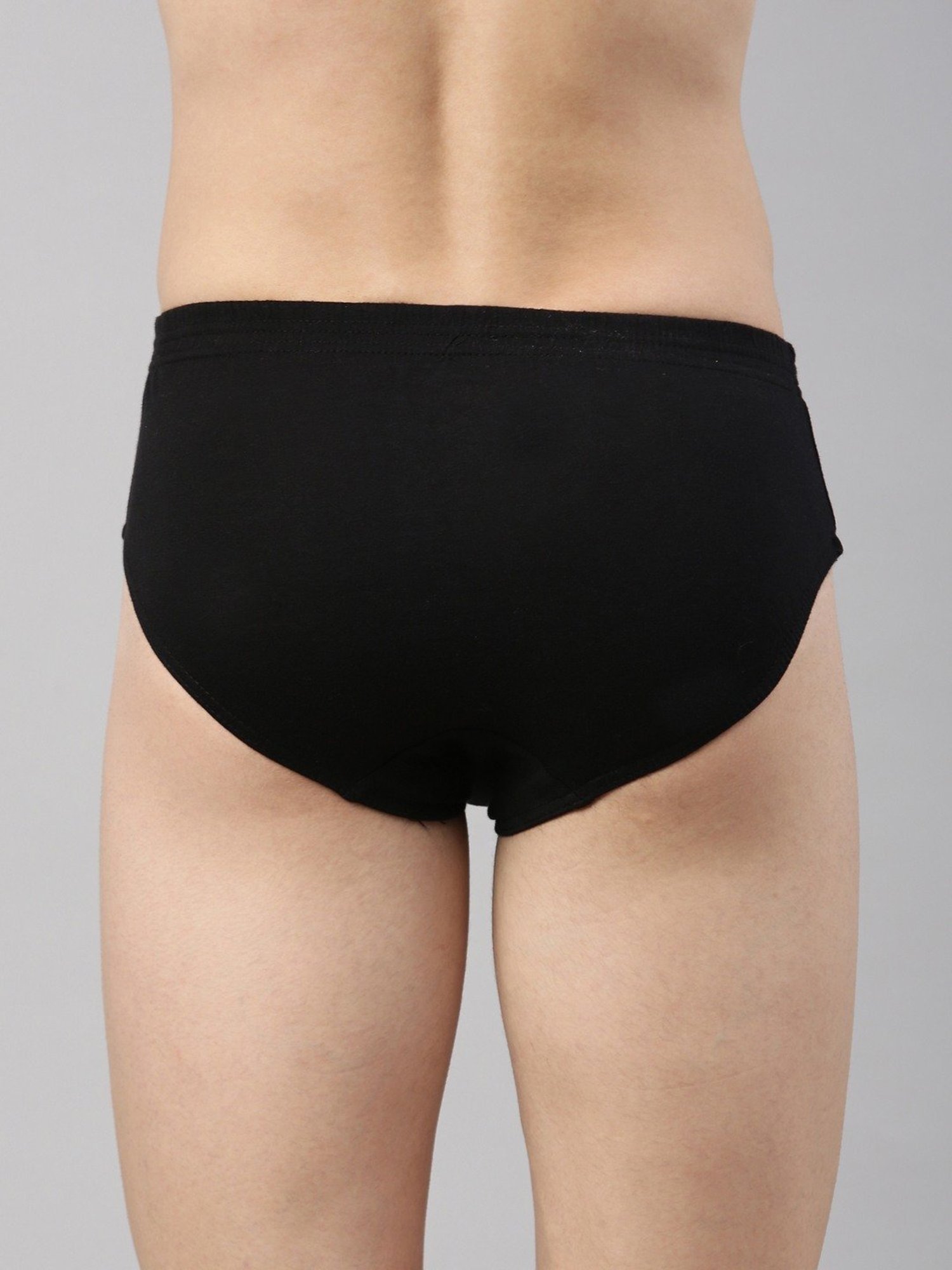 Dixcy Scott Originals Black Cotton Regular Fit Brief