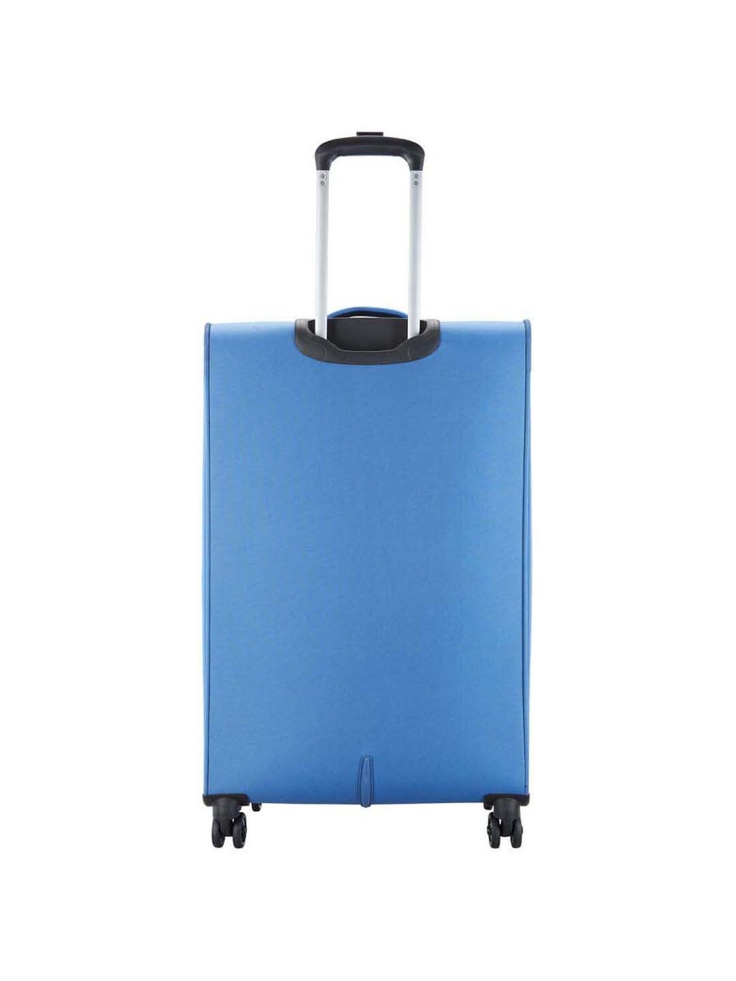 VIP Eterno Blue Solid Soft Large Trolley Bag - 48 cm