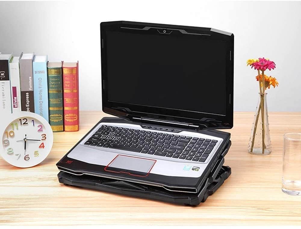 YLHXYPP 11-17 Inch Laptop Cooler Cooling Pad - Slim Portable USB Powered (5Fans)