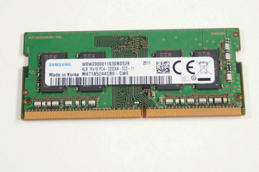 Samsung M471A5244CB0-CWE 4GB DDR4 PC4-25600 3200MHZ 260 PIN SODIMM 1.2V CL 22 laptop ram memory