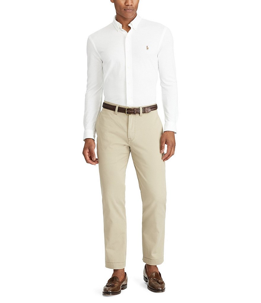 Polo Ralph Lauren Classic-Fit Flat-Front Bedford Chino Pants