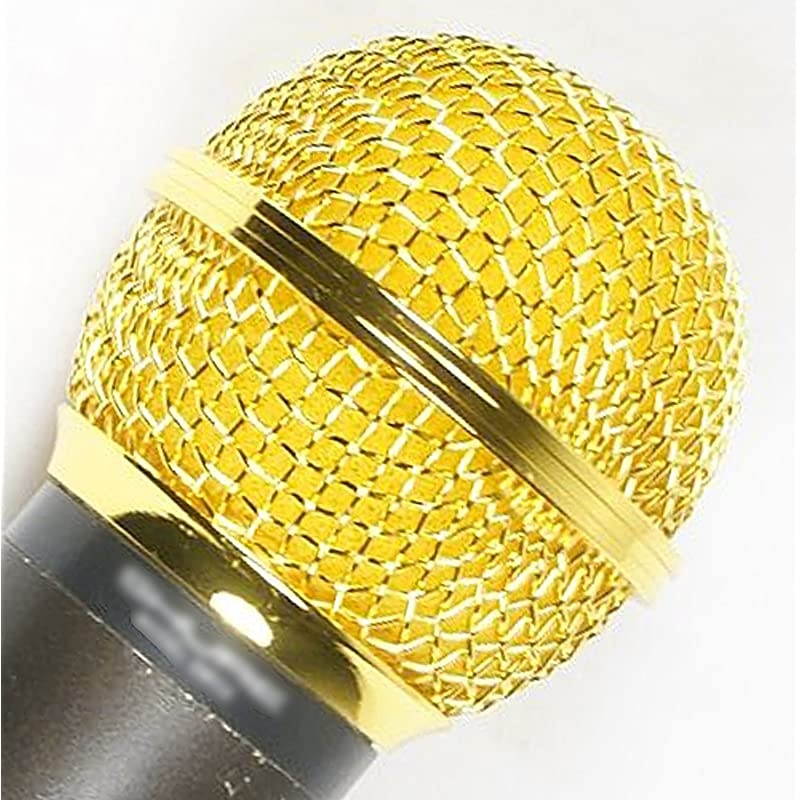 Gold Microphone Windscreen Conforms to SM58 OEM Specifications (MB58G-4)