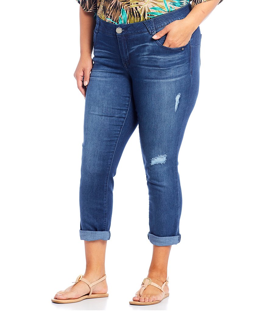 Democracy Plus Size Ab-solution Technology Ankle Skimmer Jeans