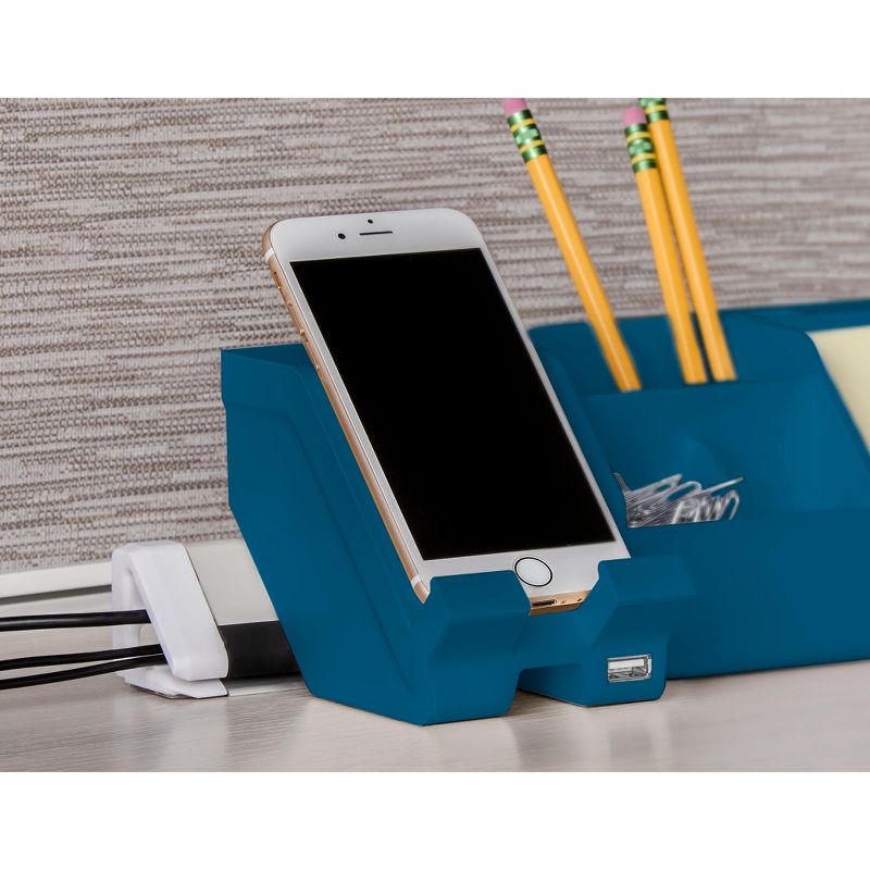 Bostitch Konnect Plastic 9-Piece Desktop KT-CKIT2-BLUE