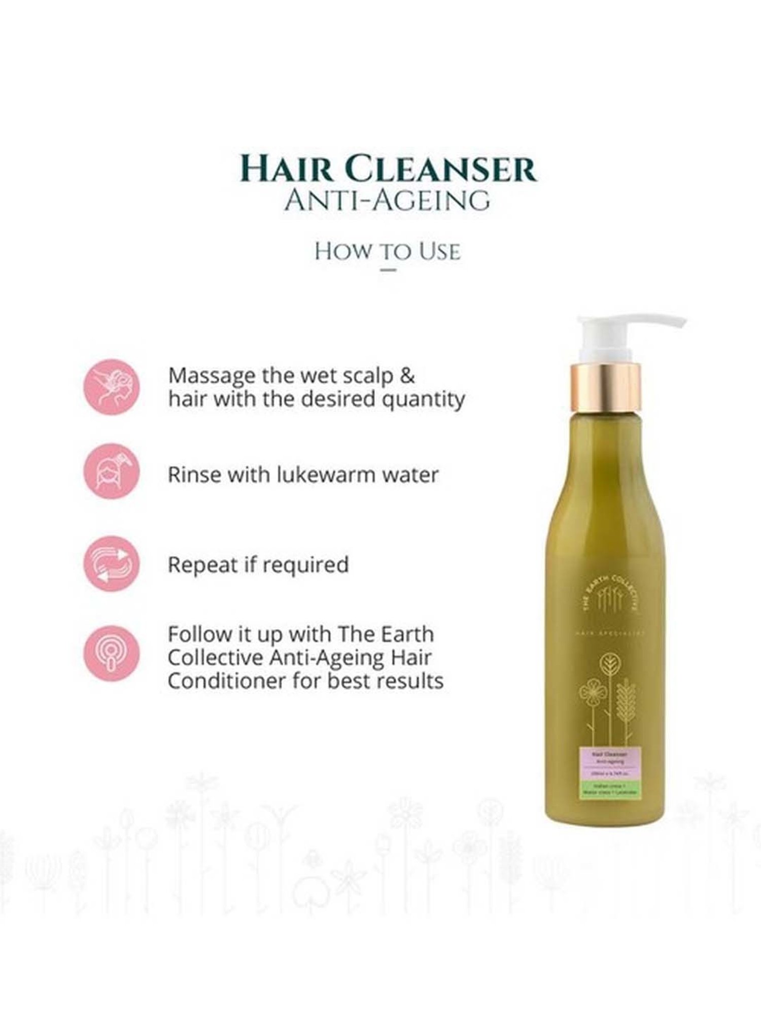 The Earth Collective Anti Ageing Hair Cleanser - 200 ml