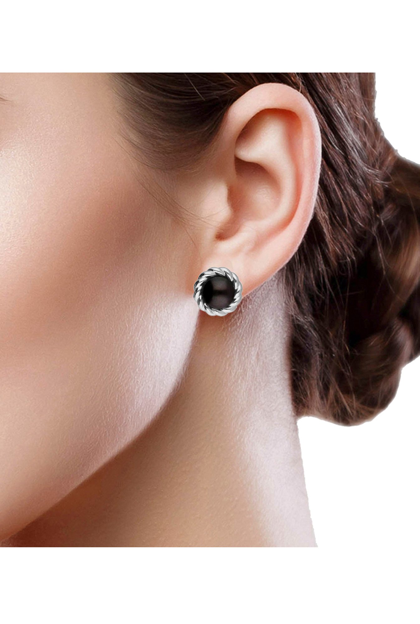 Clara 92.5 Sterling Silver Lily Earrings for Women