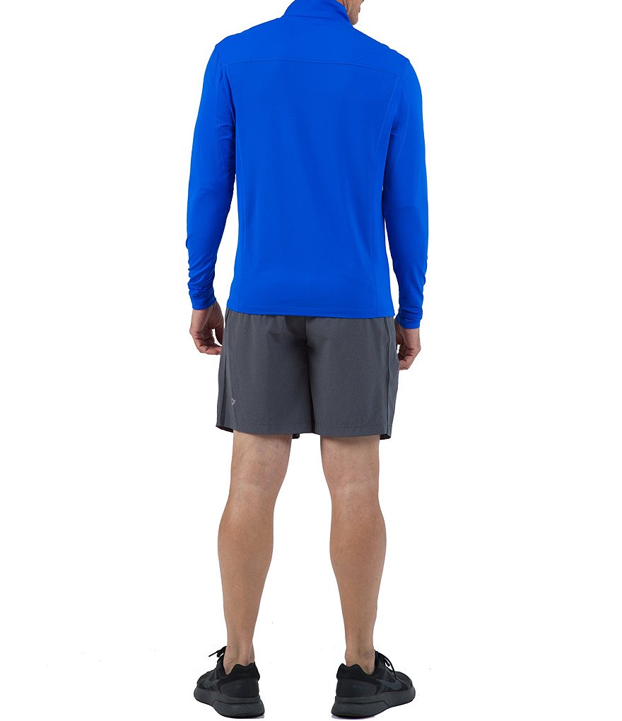 IBKUL Long-Sleeve UPF Mockneck Pullover