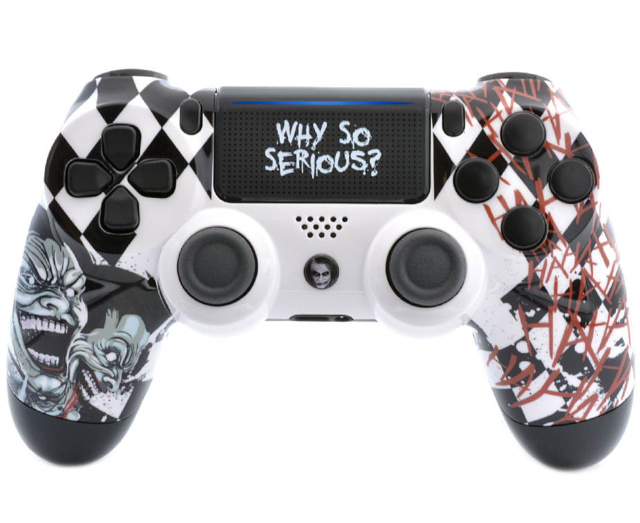 "Mask" Ps4 PRO Rapid Fire Custom Modded Controller 40 Mods for All Major Shooter Games, Auto Aim, Quick Scope Sniper Breath & More with Custom Touchpad and Guide Button (CUH-ZCT2U)