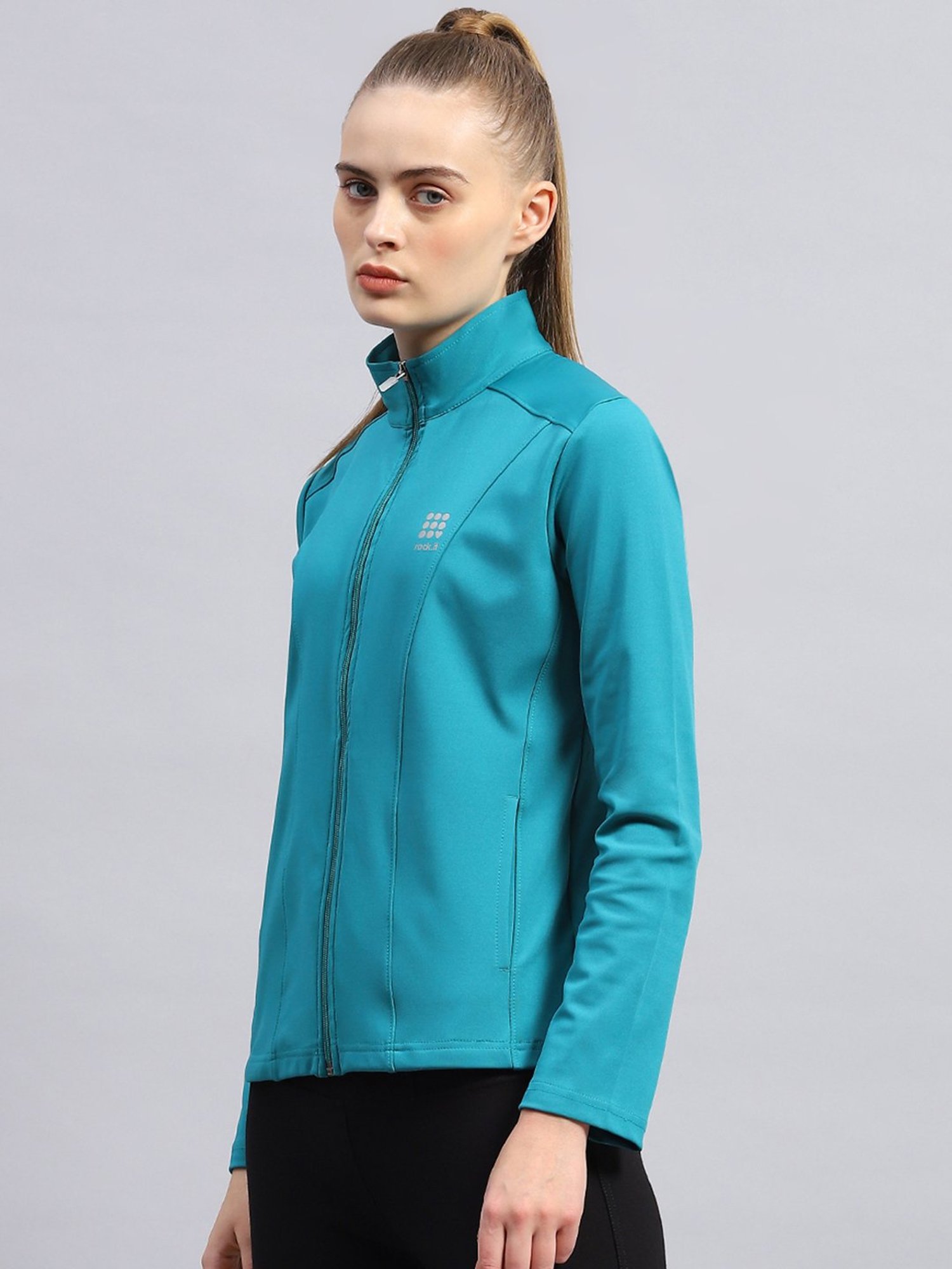 Rock.it Turquoise Regular Fit Sports Jacket