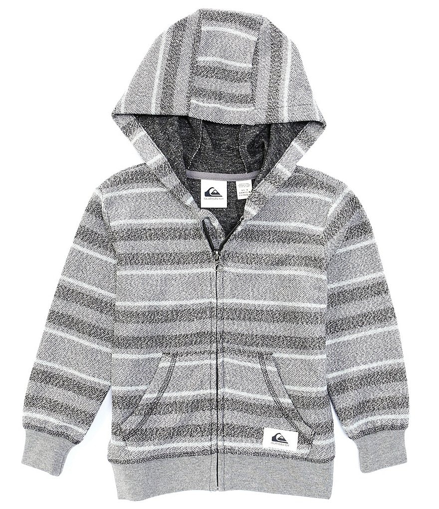 Quiksilver Little Boys 2T-7 Great Otway Striped Hoodie Jacket