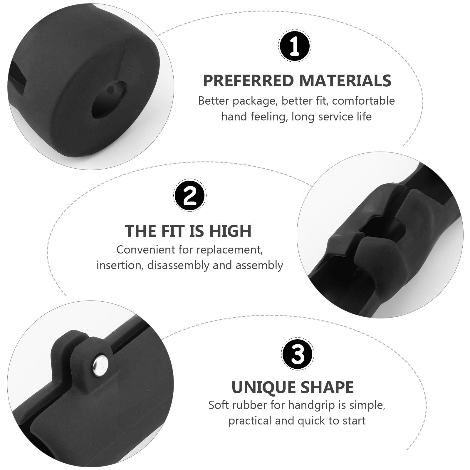 1pc Rubber Training Grip Swing Trainer Grip Outdoor Club Grip