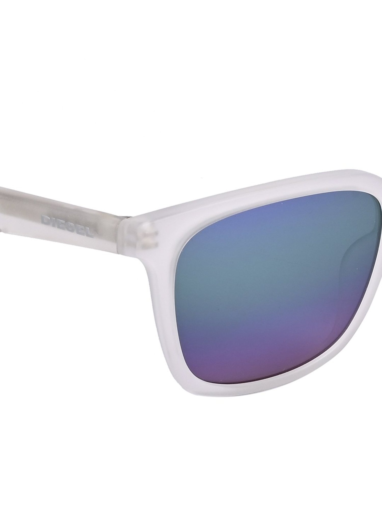 DIESEL DL0358 49 26X Blue Square Sunglasses