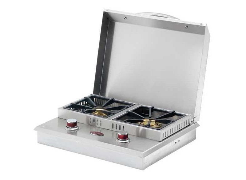 Cal Flame Standard Side By Side Drop-In Built-In Double Propane Gas Side Burner - BBQ18953P