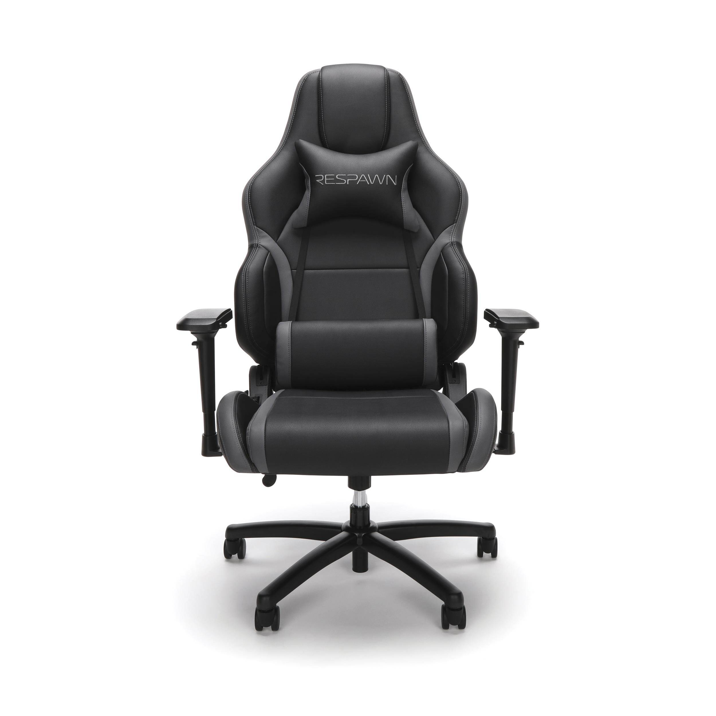 RESPAWN 400 Big and Tall Racing Style Gaming Chair, in Gray (RSP-400-GRY)