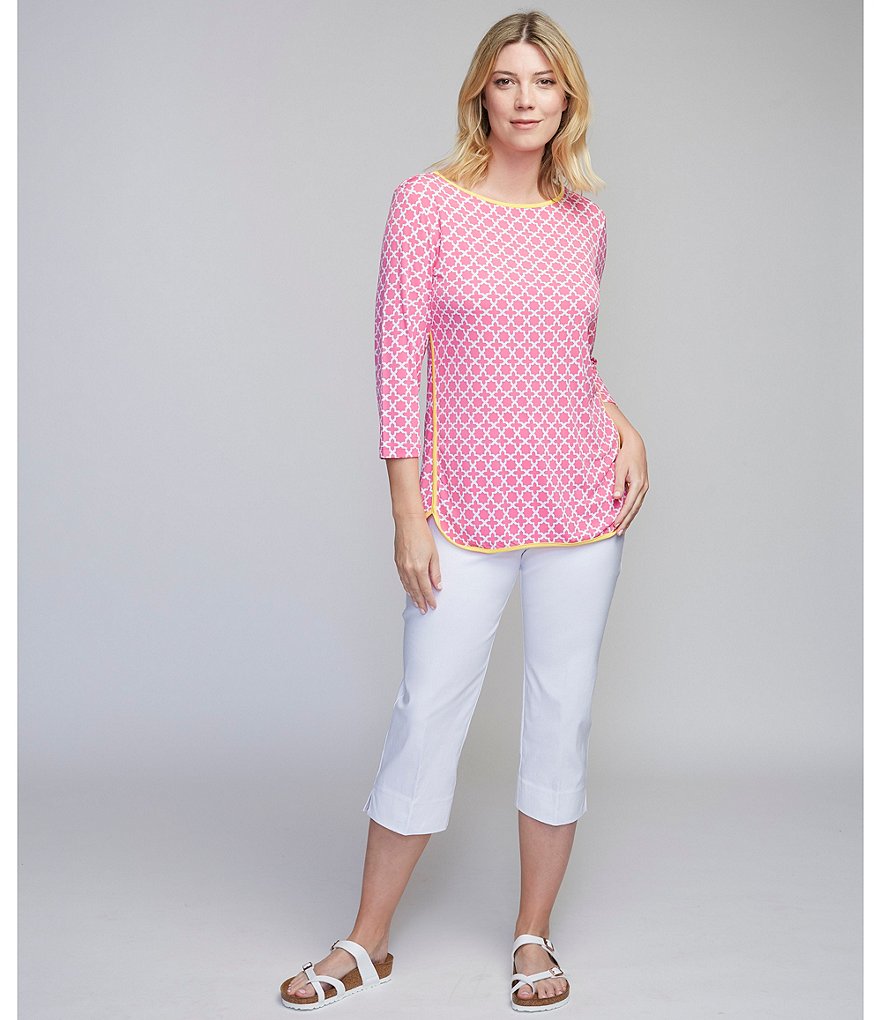 Ruby Rd. Pull-On Solar Millennium Cropped Capri