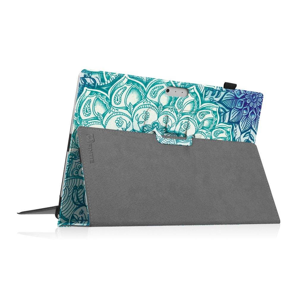 Fintie Microsoft Surface Pro 2017 / Surface Pro 4 Case - PU Leather Folio Stand Cover w/ Stylus Holder for New Surface Pro / Surface Pro 4 3