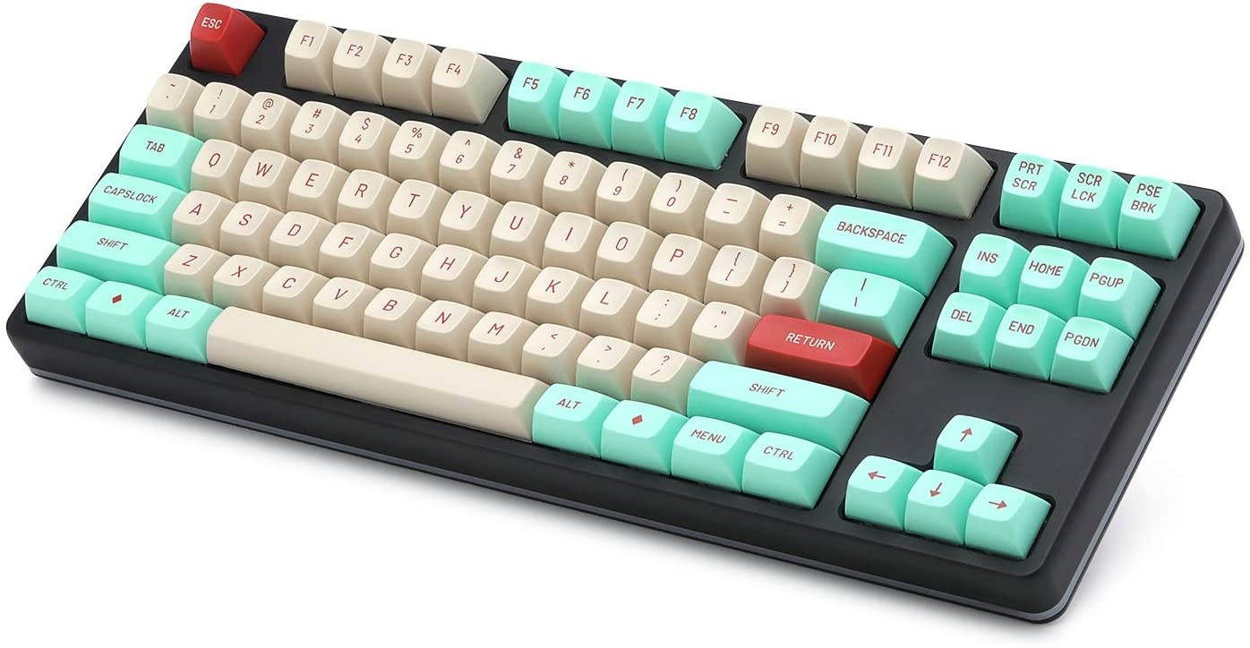 DROP MT3 Jukebox Keycap Set, ABS Hi-Profile Keycaps, Doubleshot Legends, MX Style Covers Fullsize, Tenkeyless, Winkeyless, 60%, 65%, and 75% Keyboards (Base Kit)