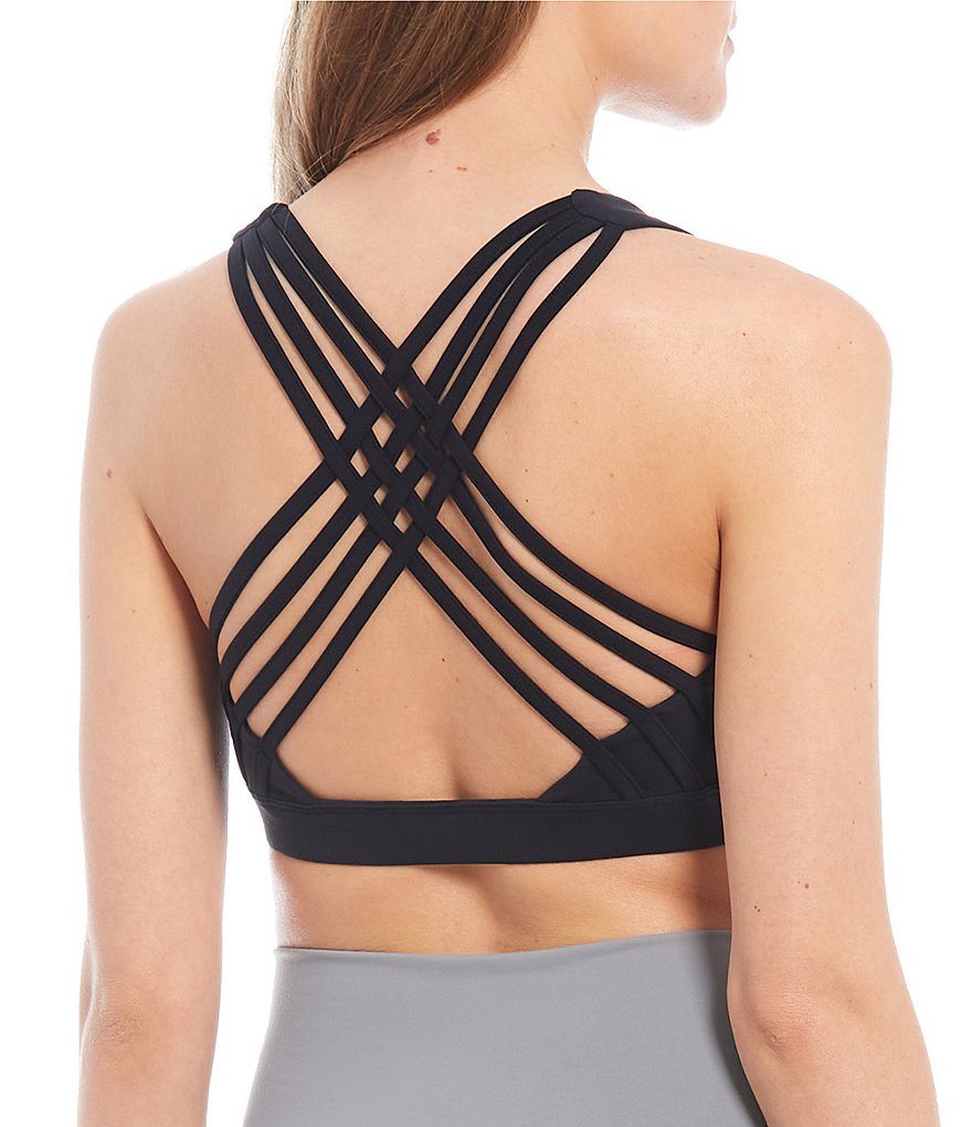 Roxy Mermaid Squad Printed Sports Bra