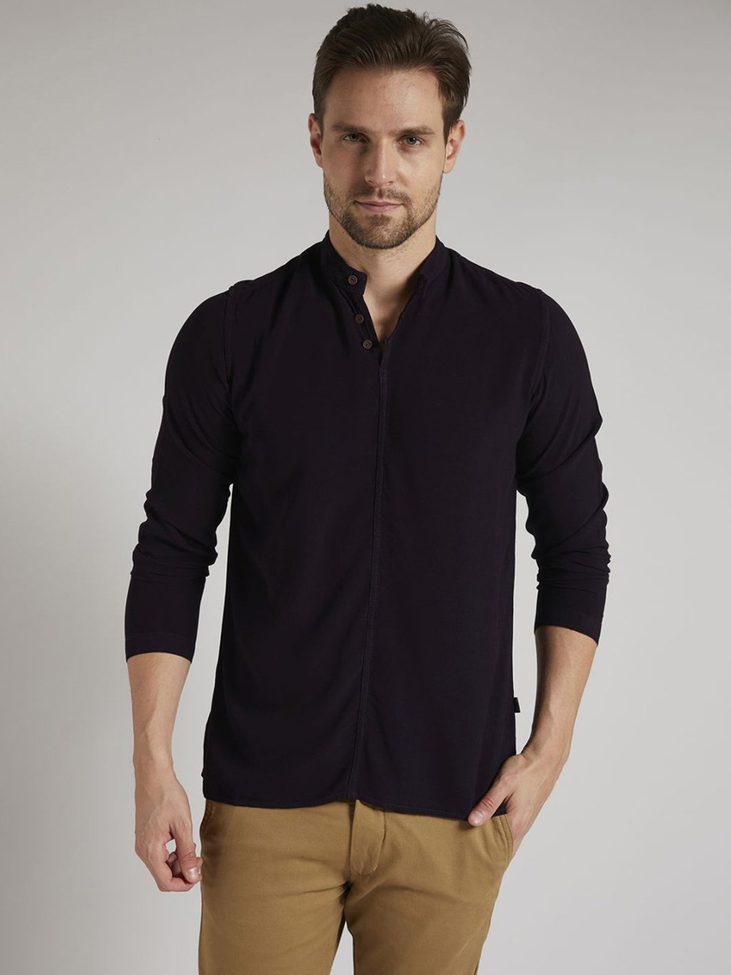 Identiti Wine Slim Fit Shirt