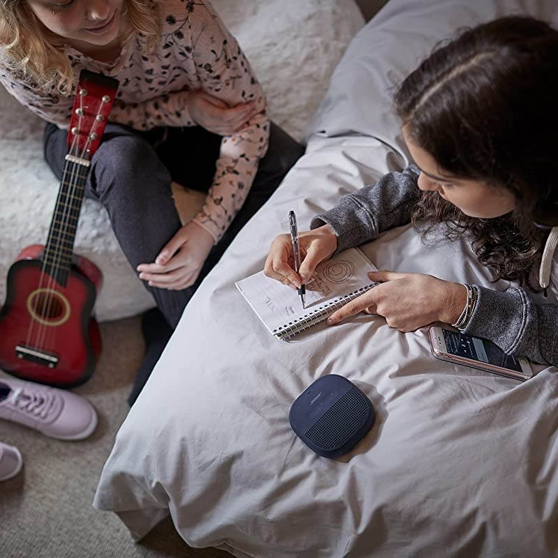 SoundLink Micro: Small Portable Bluetooth Speaker (Waterproof), Midnight Blue
