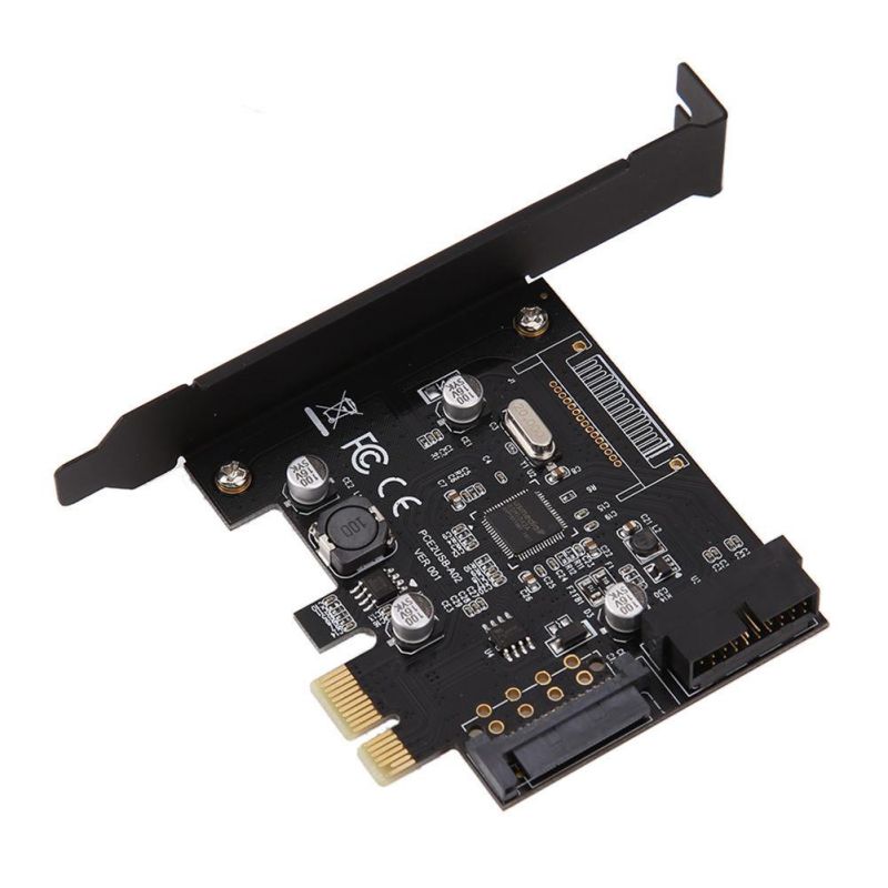 PCI-E Express USB 3.0 19 pin Connector and 15-pin SATA Power Expansion Controlle
