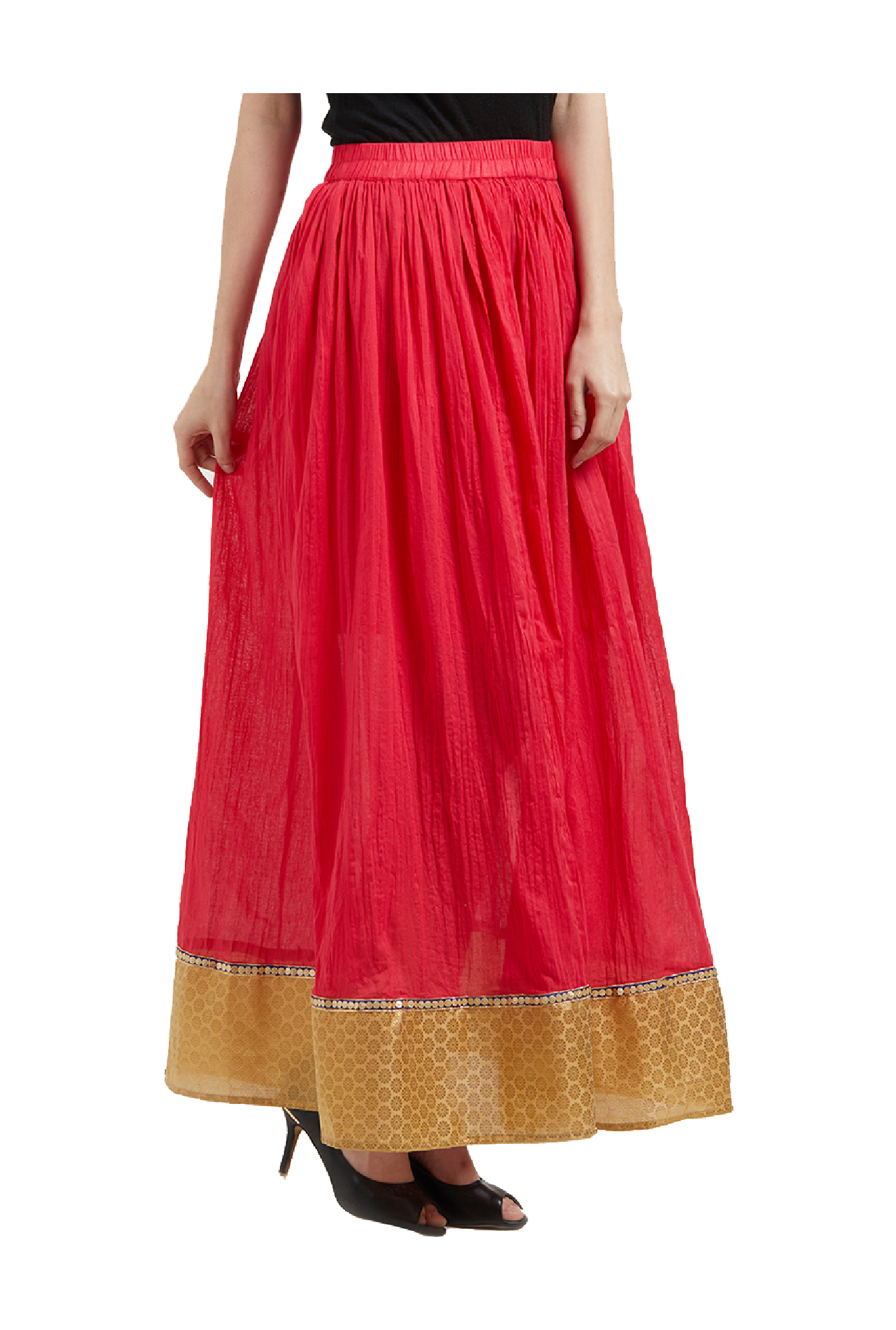 Fusion Beats Pink Maxi Skirt