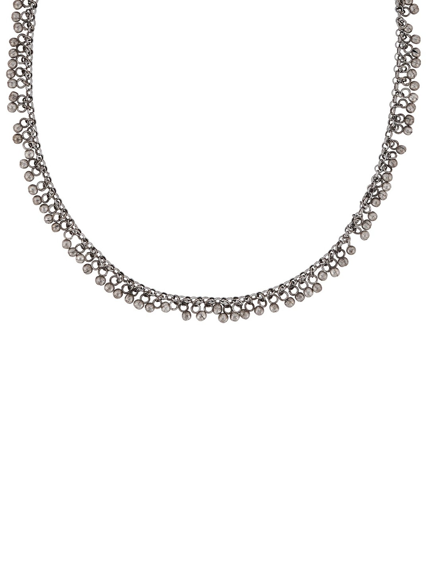 Teejh Paravi Ghungroo Silver Waistband for Women