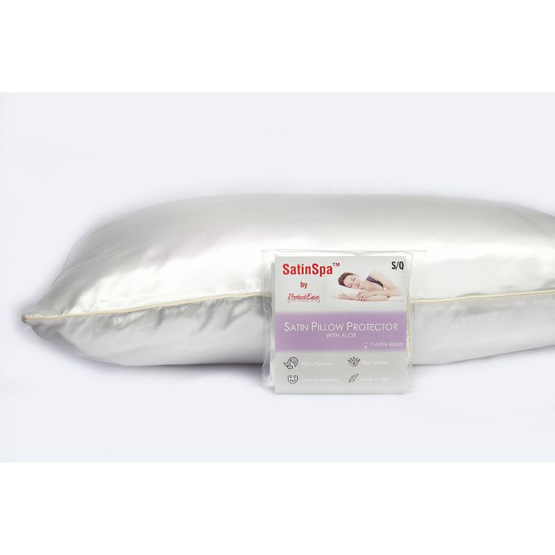 Bed Pillow Protector (Euro) White - Allerease