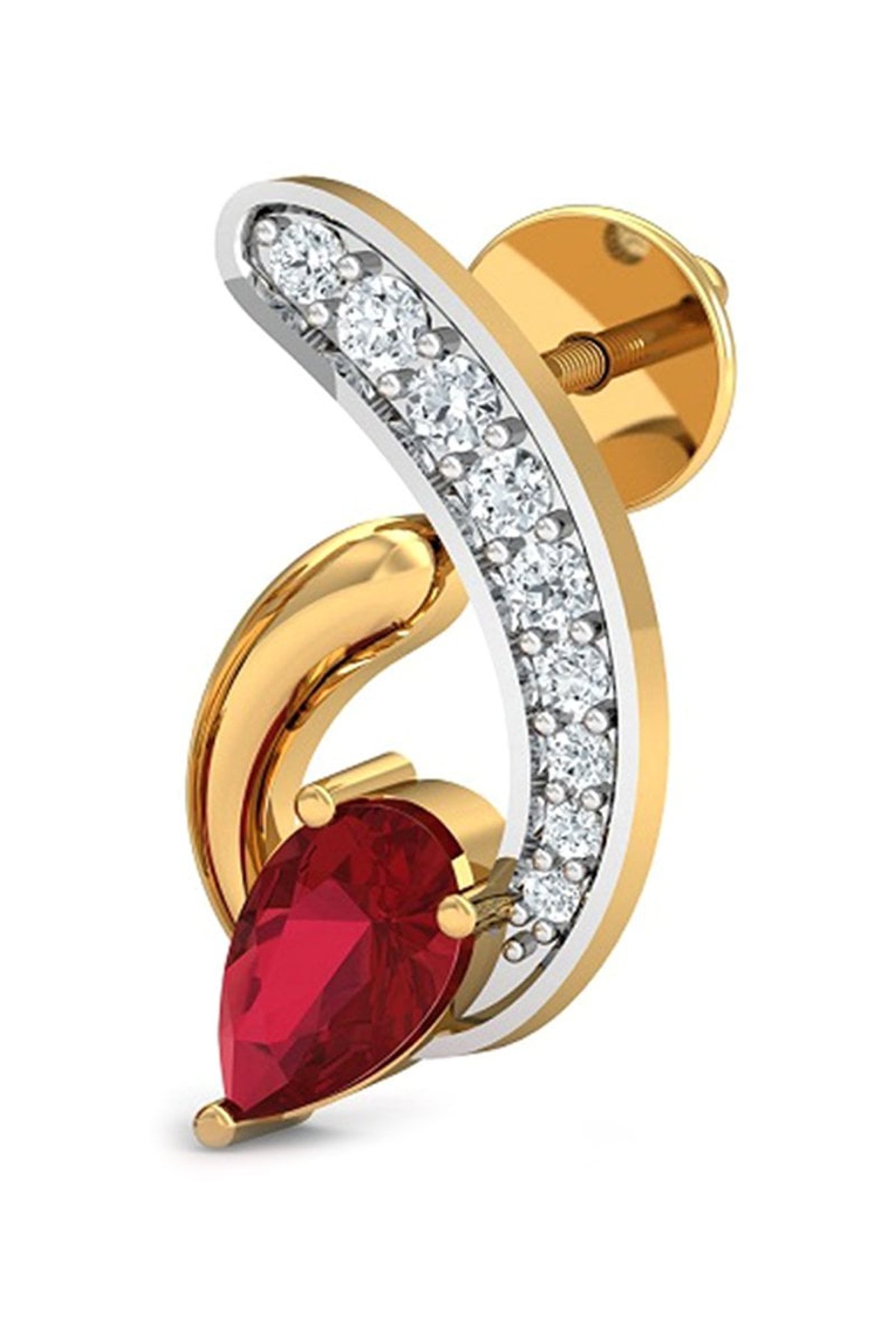 Sri Jagdamba Pearls 18 kt Gold & Diamond Earrings