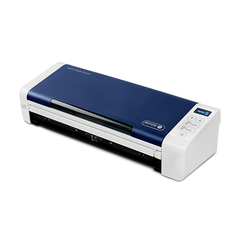 Duplex Portable Document Scanner, Duplex Portable Scanner, Blue & White