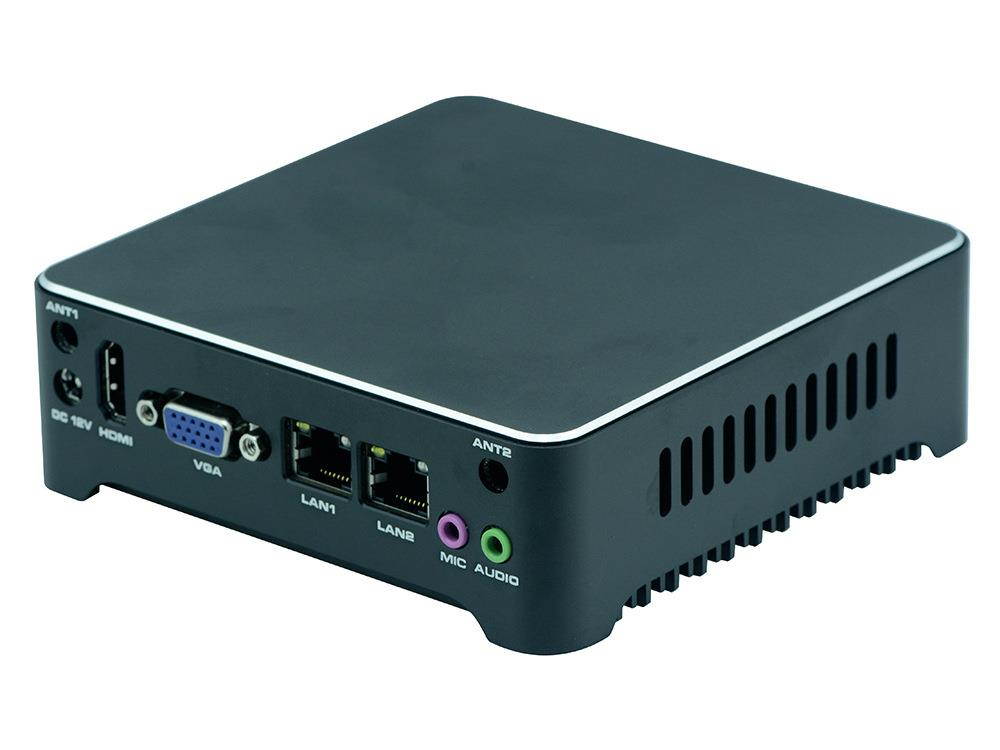 Desktop Computer Fanless Mini PC NANO PC Windows 10 OEM/ Linux With Intel Celeron N2805 Partaker N3 1 LAN 8G RAM 240G SSD