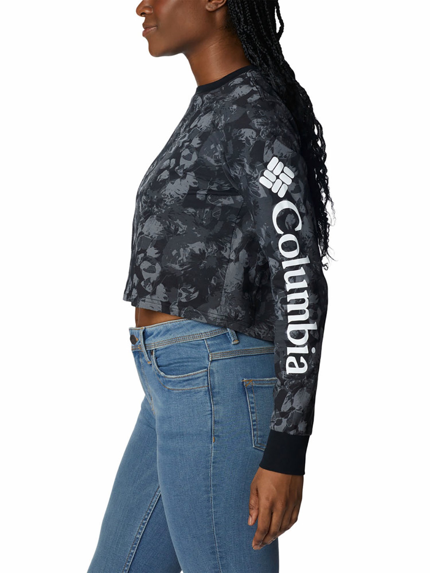 Columbia Black Round Neck North Cascades T-Shirt