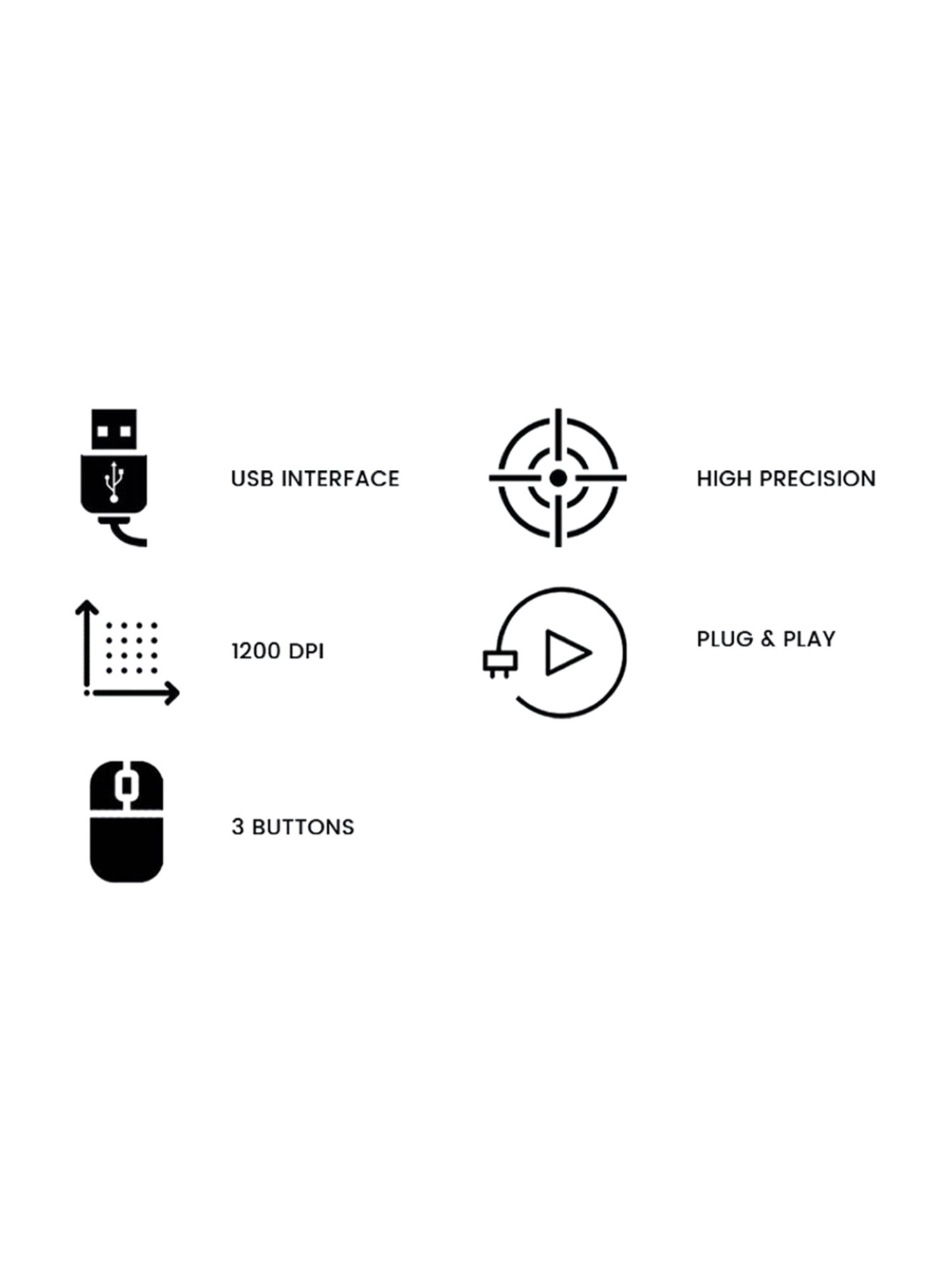 Zebronics ZEB-K35-ALEX Keyboard & Mouse Combo Set (Black)