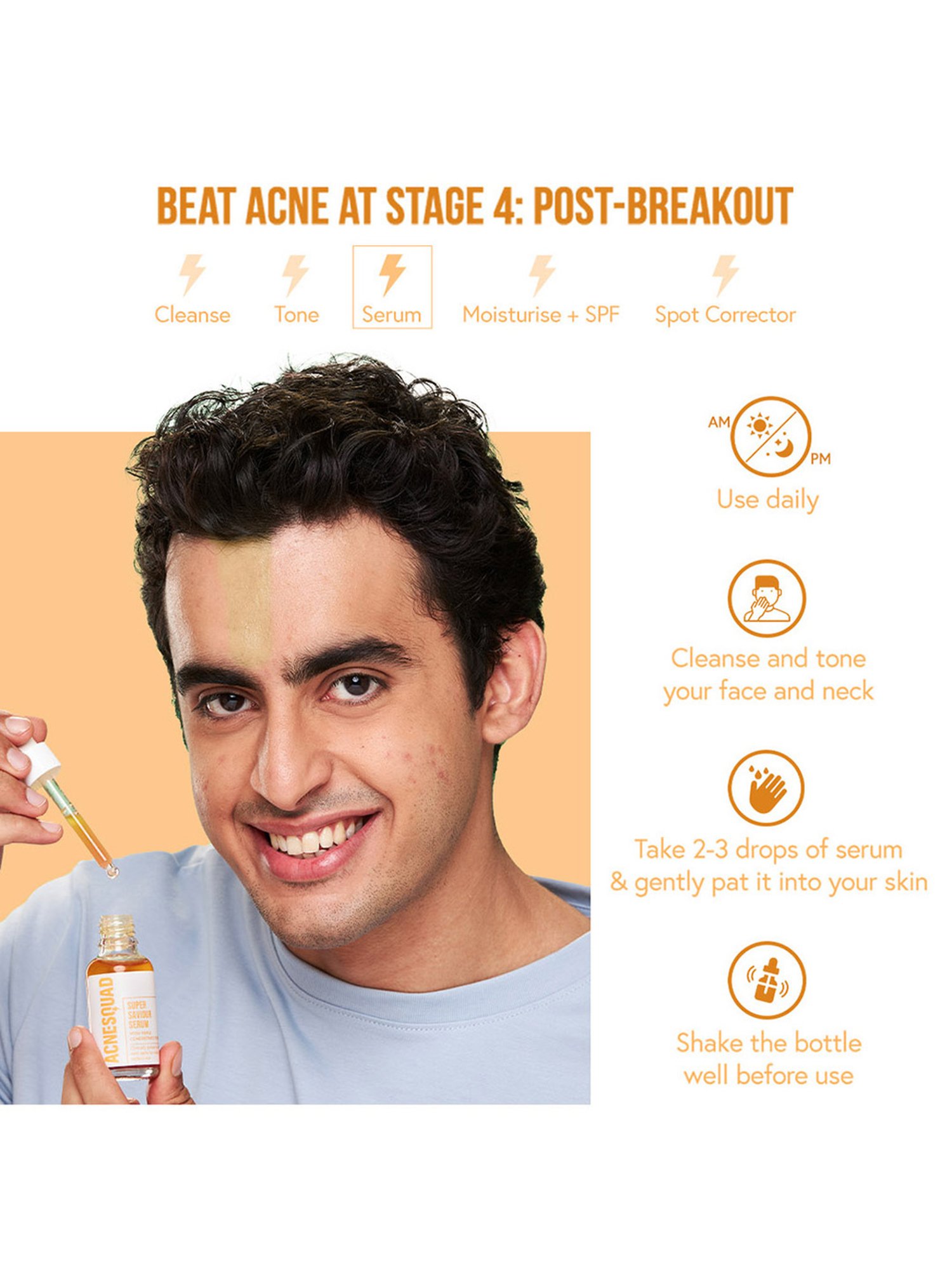 Khadi Essentials 20% Vitamin C Face Serum with Grapefruit for Toned & Bright Skin - 30 ml