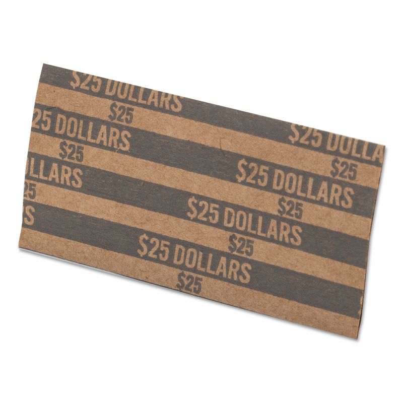 Coin-Tainer Flat Coin Wrappers Dollar Coin $25 Pop-Open Wrappers 1000/Box 30100