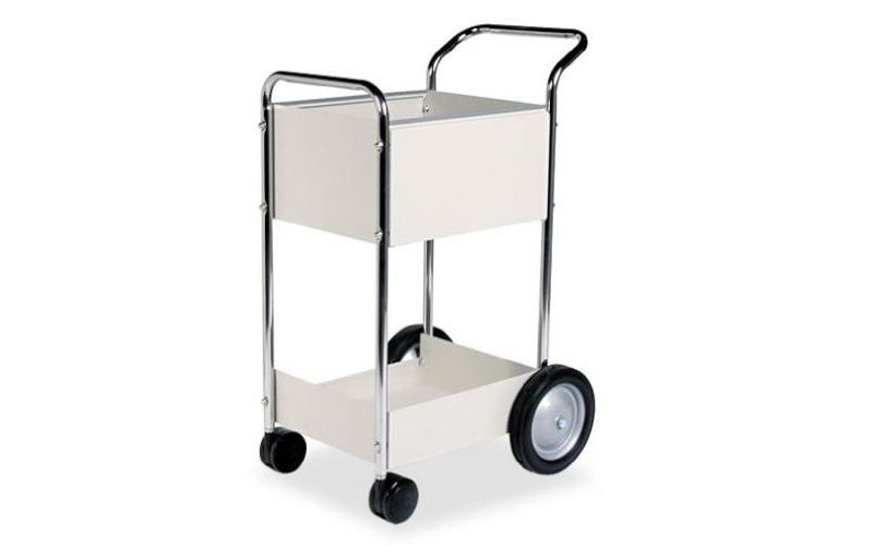 Homz 4-Drawer Medium Rolling Storage Cart - Black with Smoke Drawers