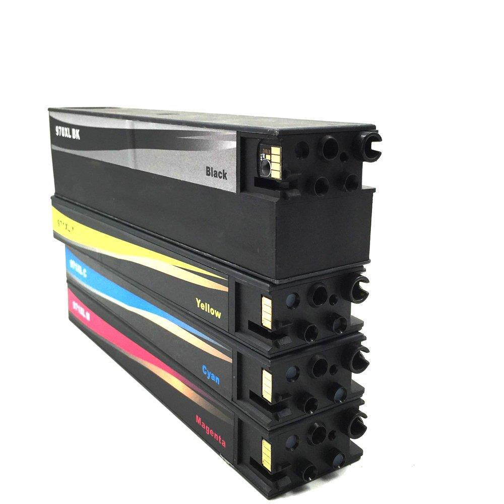 YATUNINK Replacements for HP 970XL 971XL Ink Cartridges for OfficeJet Pro X476dn MFP X476dw MFP X576dn MFP X576dw MFP X451dn X451dw X551dw