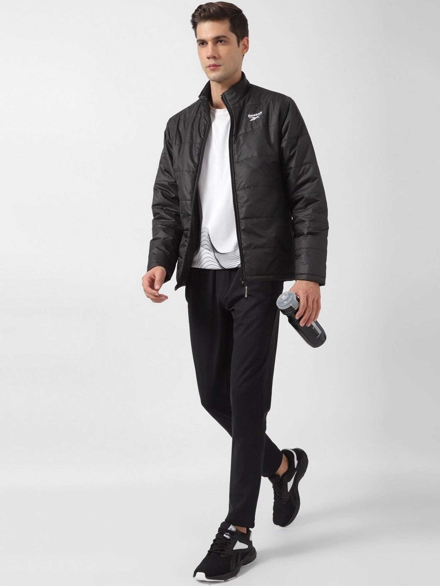 Slowave Teal Regular Fit Sports Hooded Jacket