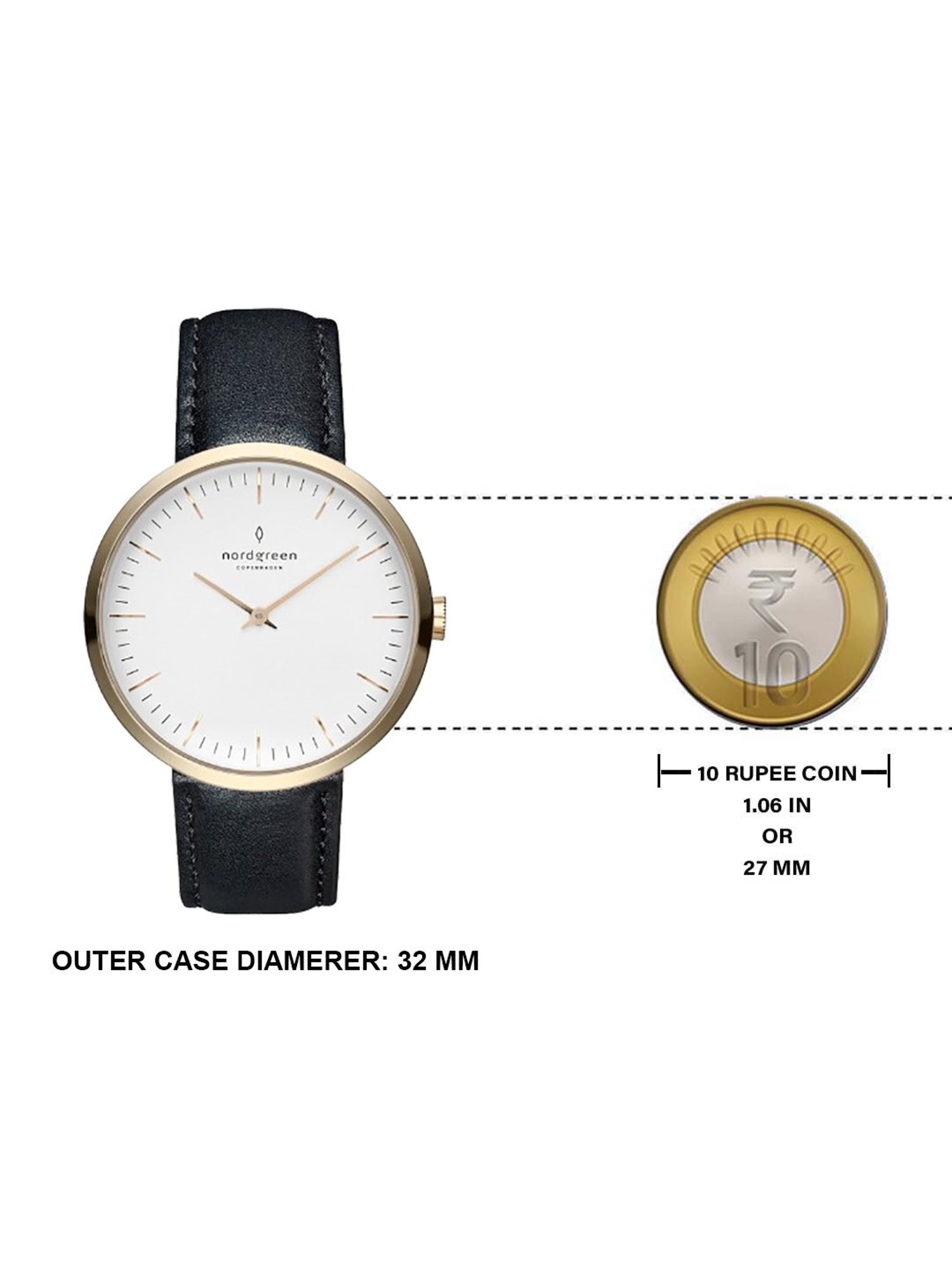 NORDGREEN IN32GOLEBLXX Infinity Analog Watch For Women