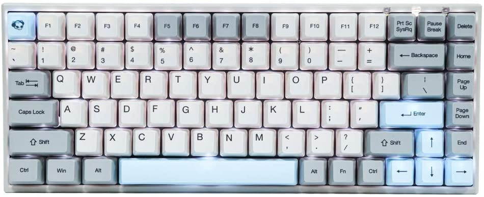 EPOMKER AKKO 3084 Silent 84 Keys Bluetooth 5.0 Mechanical Keyboard TKL with PBT OEM Keycaps, Type-C Port, 1800mAh Built-in Battery for Win/Mac/Gaming (Gateron Yellow Switch, 3084)