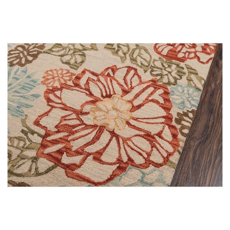 8'x11' Floral Tufted Area Rug Beige - Momeni