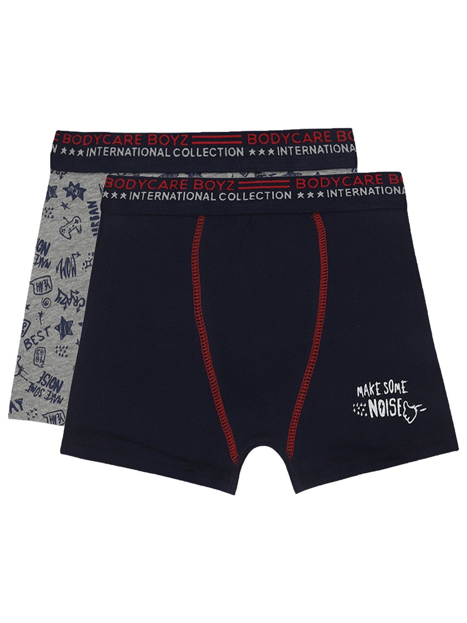 Bodycare Kids Assorted Printed Trunks (Pack Of 2)